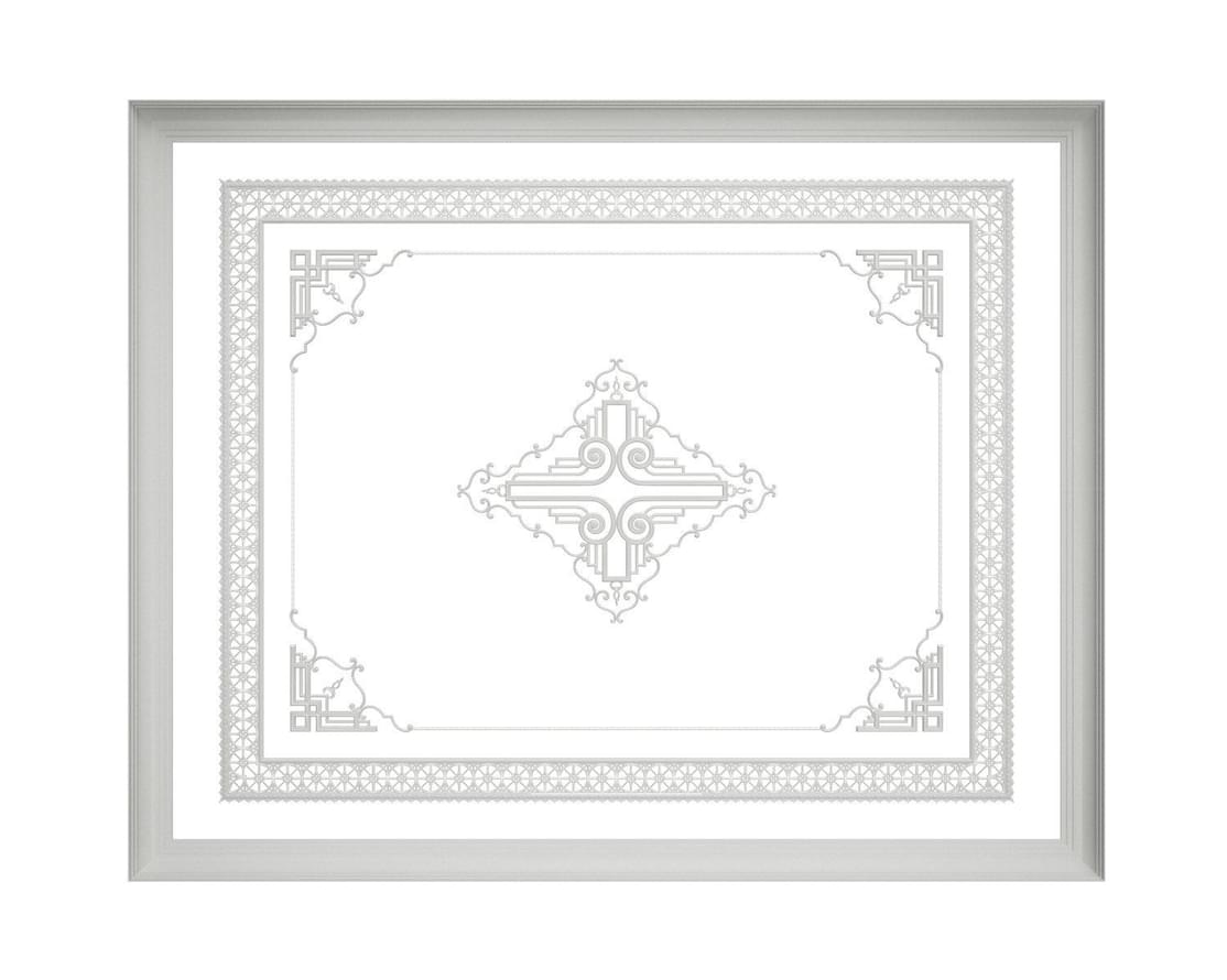 Rodecor Сад Шинуазри Потолок Пагода Ф2 88032CN 400x500x0 см поверхность 