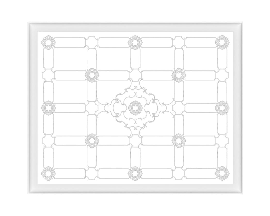 Rodecor Сад Шинуазри Потолок Пагода Ф3 88033CN 400x500x0 см поверхность 