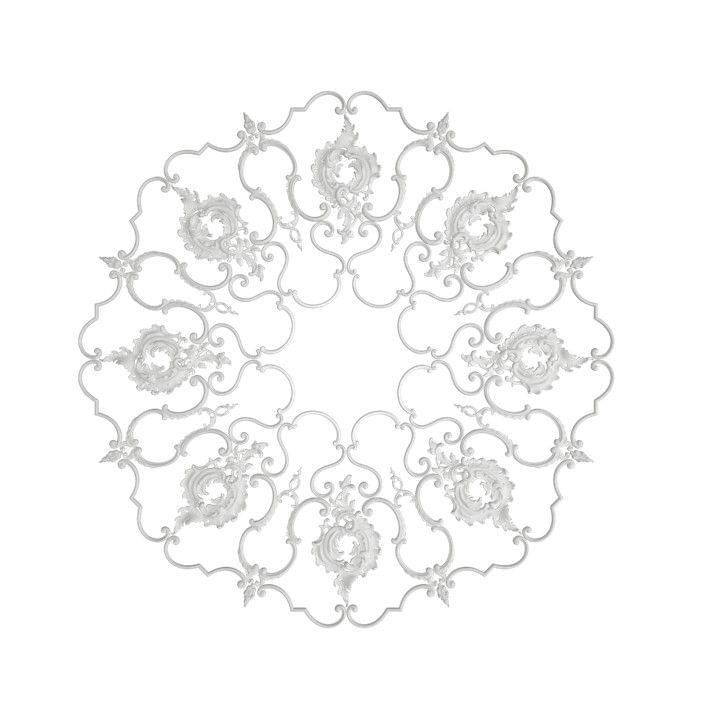 Rodecor Сад Шинуазри Розетка Шинуазри 87511CN 170x170x0 см поверхность 