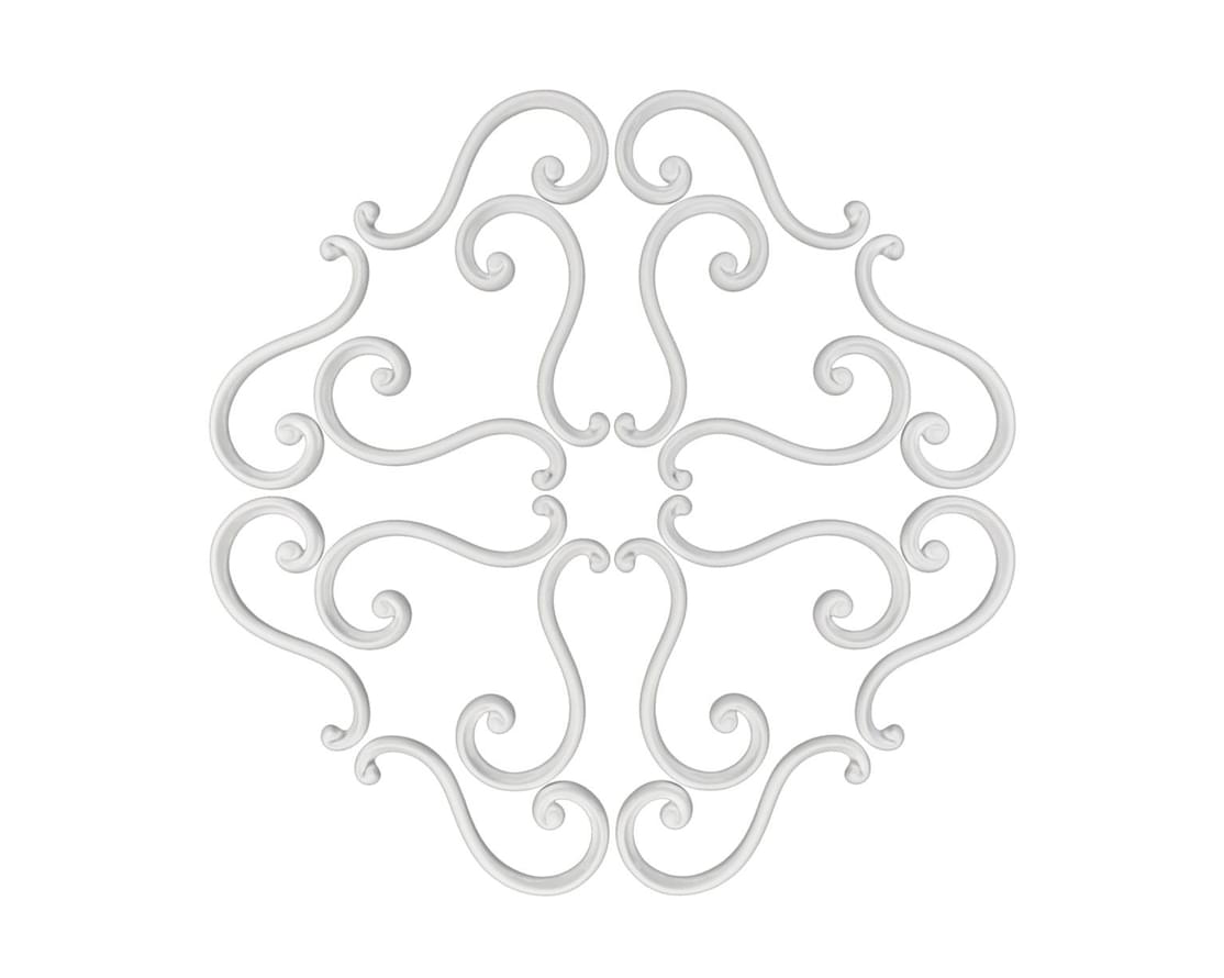 Rodecor Сад Шинуазри Розетка Шинуазри 87519CN 54.2x54.2x0 см поверхность 