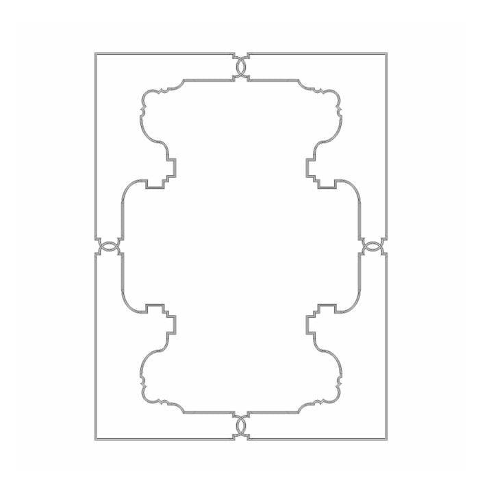 Rodecor Сад Шинуазри Узел Шинуазри 66503CN 307.2x407.2x0 см поверхность 