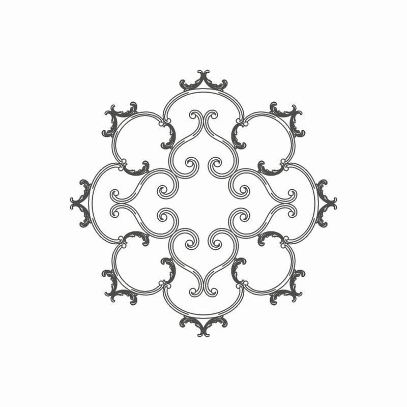 Rodecor Сад Шинуазри Узел Шинуазри 66524CN 70x70x0 см поверхность 