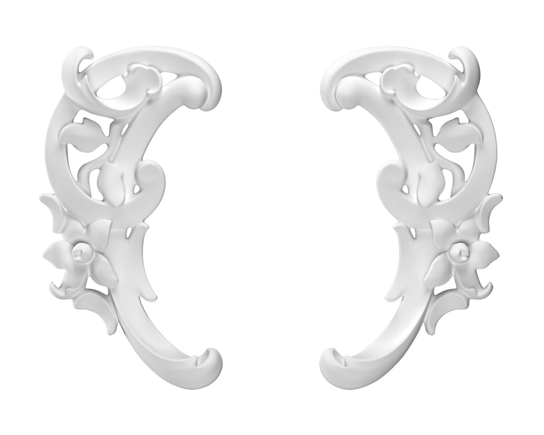 Rodecor Царскосельский Рококо Волюта 02001Rc Set 2 pcs 6.9x12.9 Rodecor Царскосельский Рококо Волюта 02001Rc Set 2 pcs 6.9x12.9