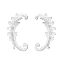 Rodecor Царскосельский Рококо Волюта 02003Rc Set 2 pcs 10.3x18.6x1.8 см поверхность 