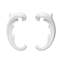 Rodecor Царскосельский Рококо Волюта 02005Rc Set 2 pcs 6.7x3.5x1.3 см поверхность 