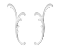 Rodecor Царскосельский Рококо Волюта 02009Rc Set 2 pcs 12.1x27.4x2 см поверхность 