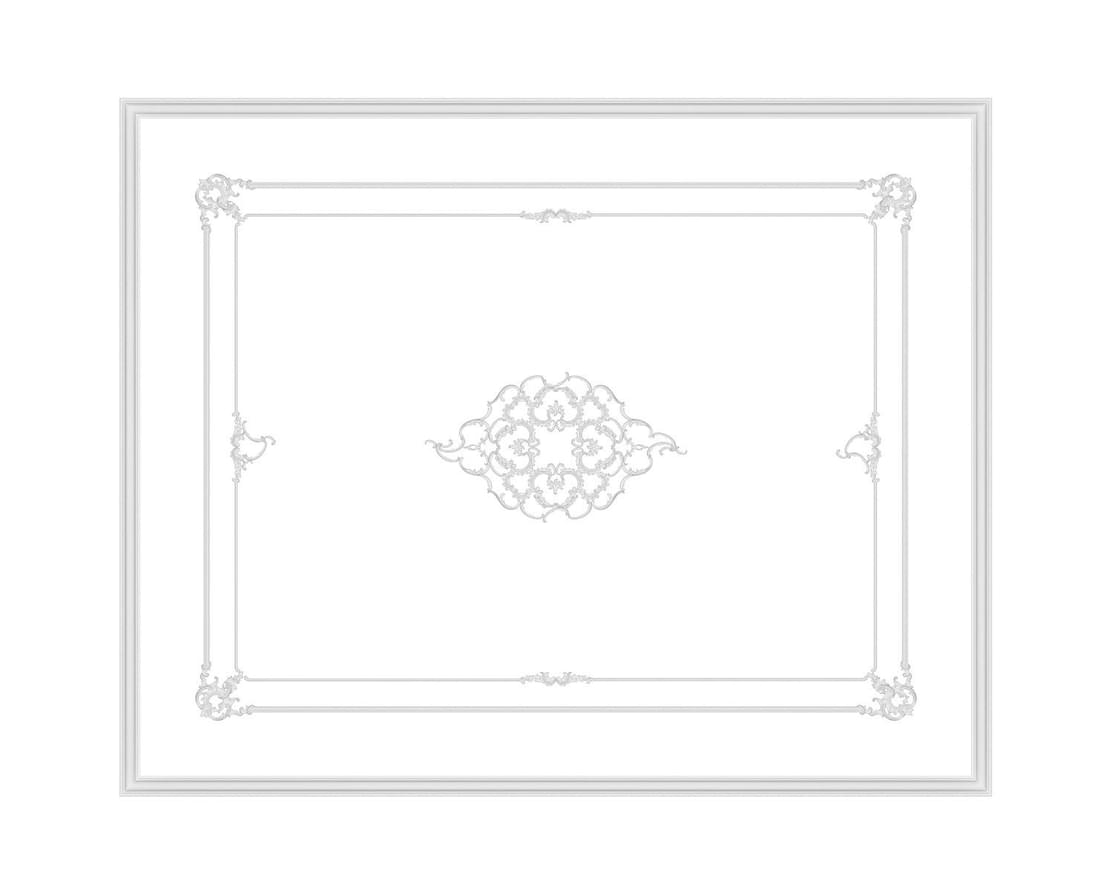 Rodecor Царскосельский Рококо Потолок Вильчковский Ф1 88201RC 400x500x0 см поверхность 