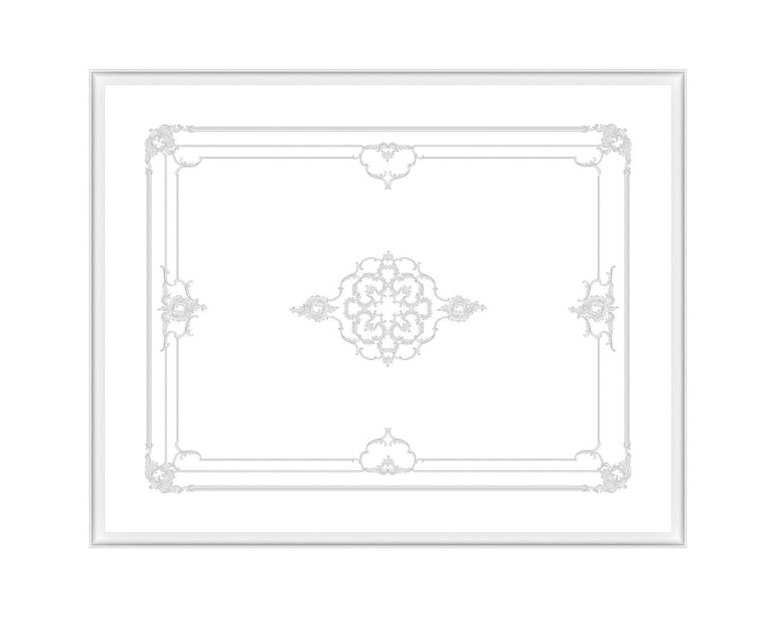 Rodecor Царскосельский Рококо Потолок Вильчковский Ф2 88202RC 400x500x0 см поверхность 