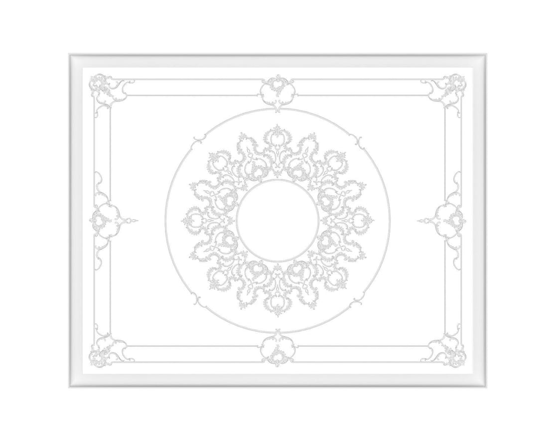 Rodecor Царскосельский Рококо Потолок Захаржевский Ф3 88303RC 400x500x0 см поверхность 