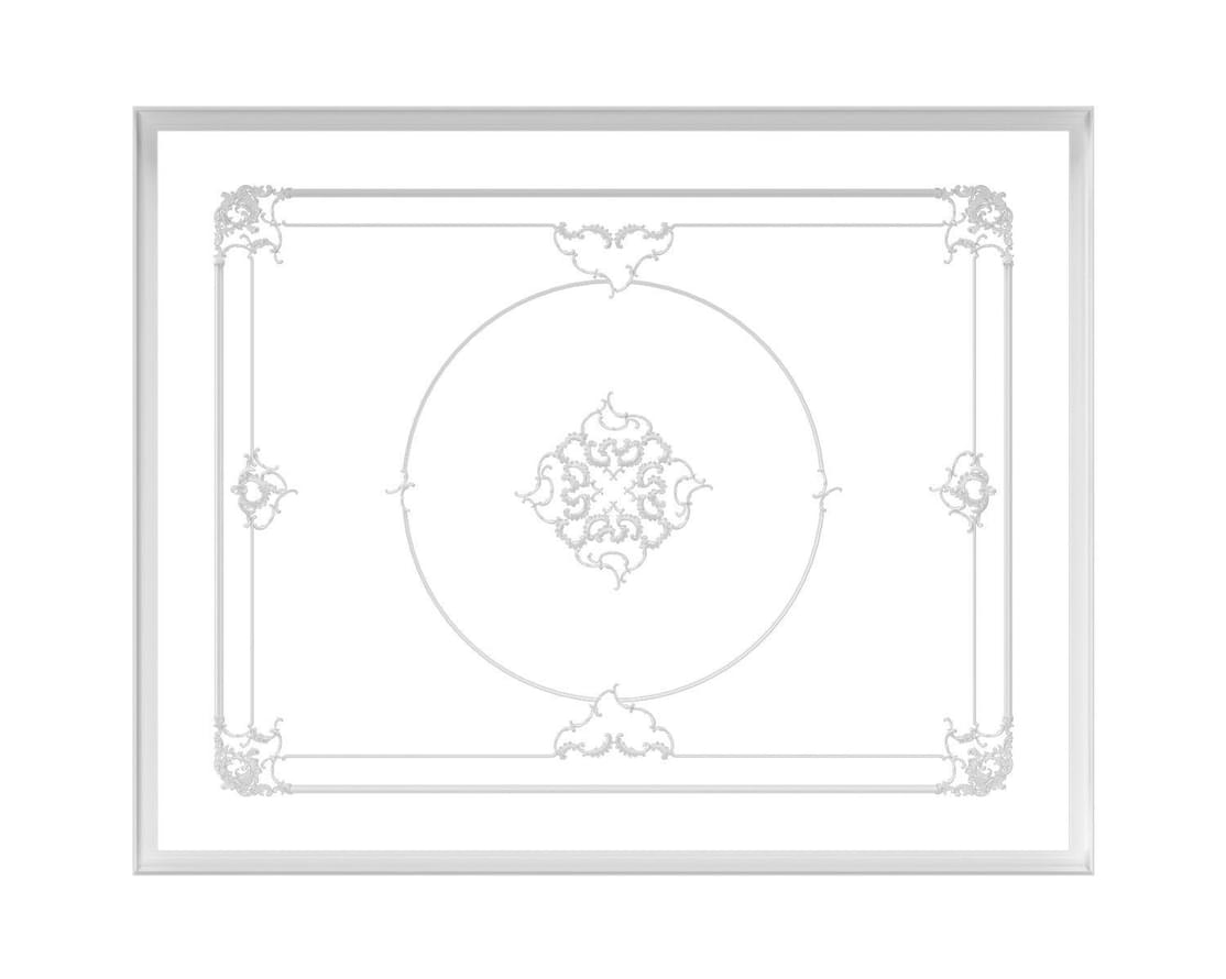 Rodecor Царскосельский Рококо Потолок Лемус Ф2 88102RC 400x500x0 см поверхность 