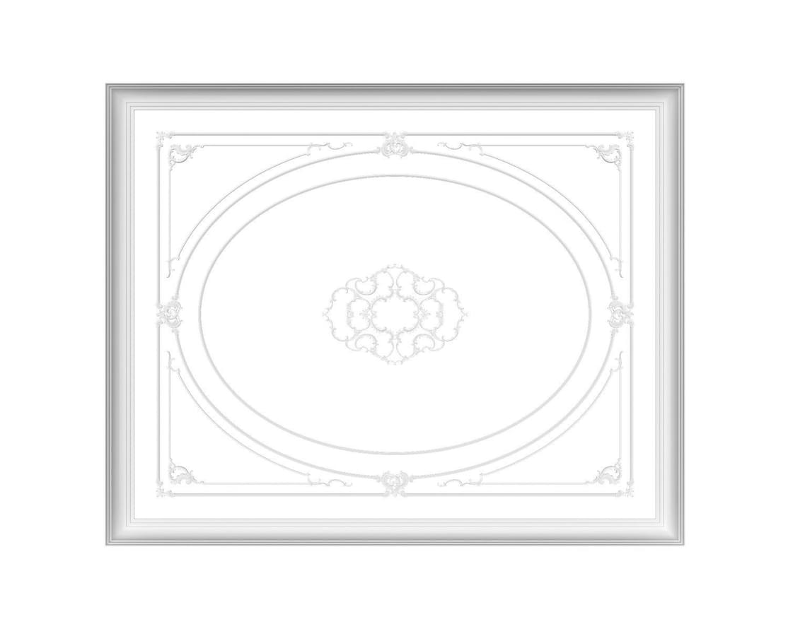 Rodecor Царскосельский Рококо Потолок Фомичева Ф1 88502RC 400x500x0 см поверхность 