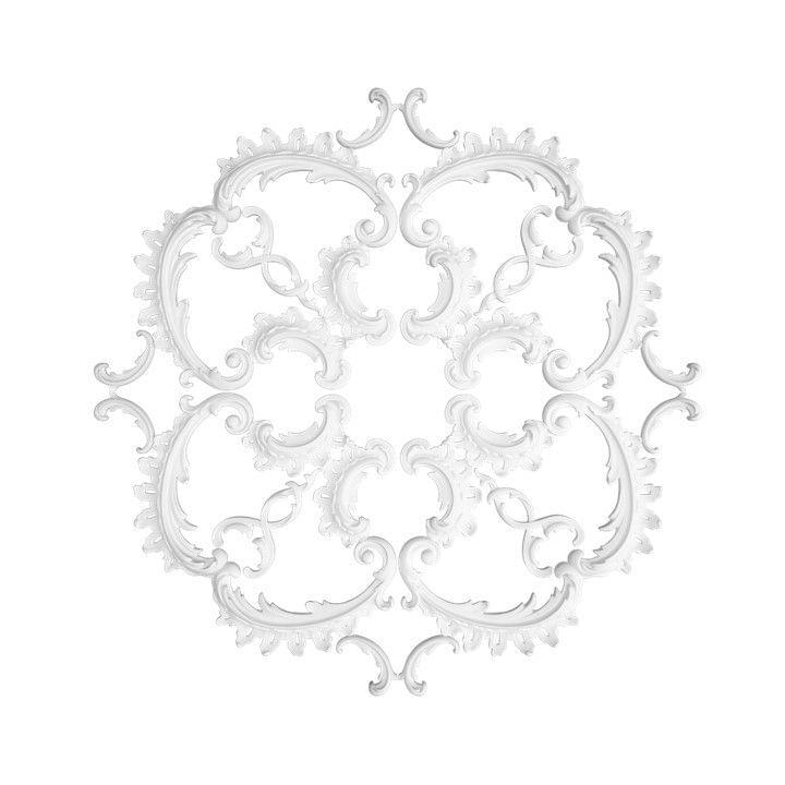 Rodecor Царскосельский Рококо Розетка 87011RC 60x60x0 см поверхность 