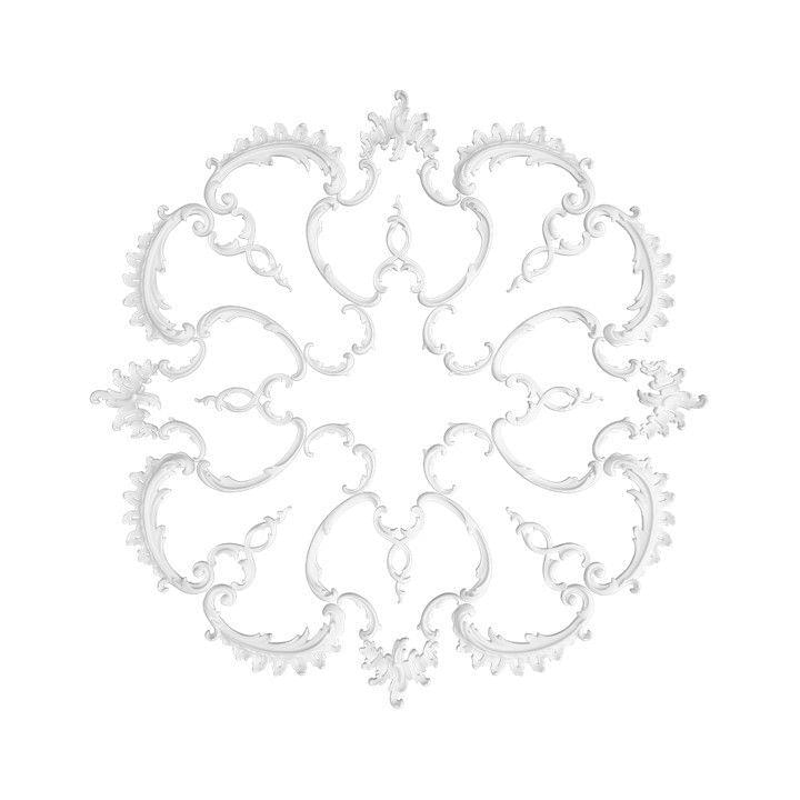 Rodecor Царскосельский Рококо Розетка 87012RC 80x80x0 см поверхность 