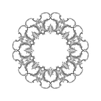 Rodecor Царскосельский Рококо Розетка 87017RC 121x121x0 см поверхность