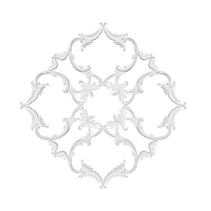 Rodecor Царскосельский Рококо Розетка 87027RC 73.5x73.5x0 см поверхность 