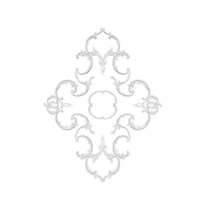 Rodecor Царскосельский Рококо Розетка 87028RC 101.5x131.5x0 см поверхность 