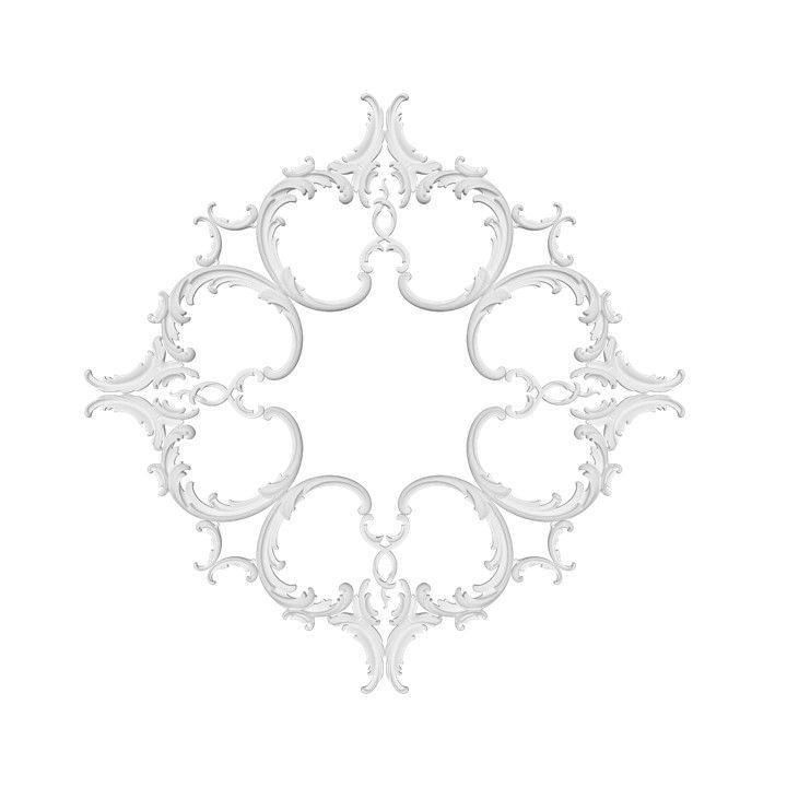 Rodecor Царскосельский Рококо Розетка 87034RC 80.2x80.2x0 см поверхность 