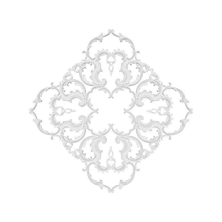 Rodecor Царскосельский Рококо Розетка 87036RC 111.5x111.5x0 см поверхность 