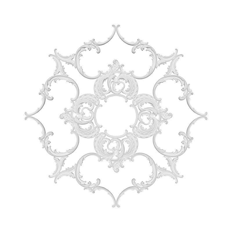 Rodecor Царскосельский Рококо Розетка 87037RC 99x99x0 см поверхность 