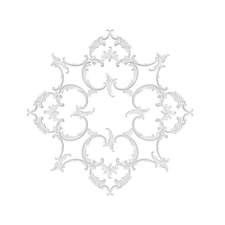 Rodecor Царскосельский Рококо Розетка 87042RC 100x100x0 см поверхность 