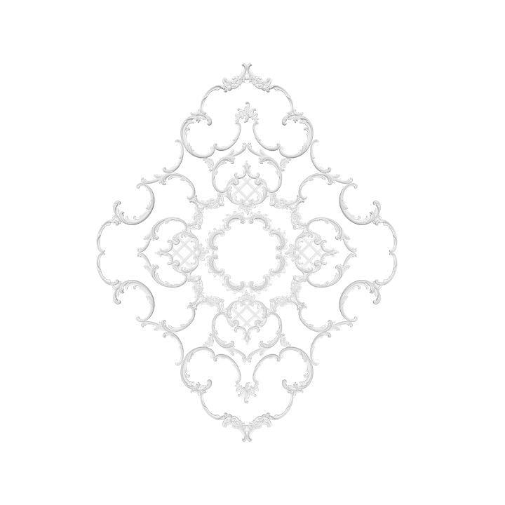 Rodecor Царскосельский Рококо Розетка 87047RC 163.4x129.8x0 см поверхность 