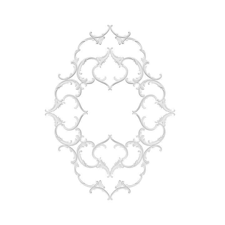 Rodecor Царскосельский Рококо Розетка 87049RC 123.5x91.6x0 см поверхность 