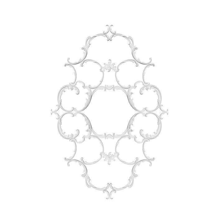 Rodecor Царскосельский Рококо Розетка 87050RC 123.5x83x0 см поверхность 