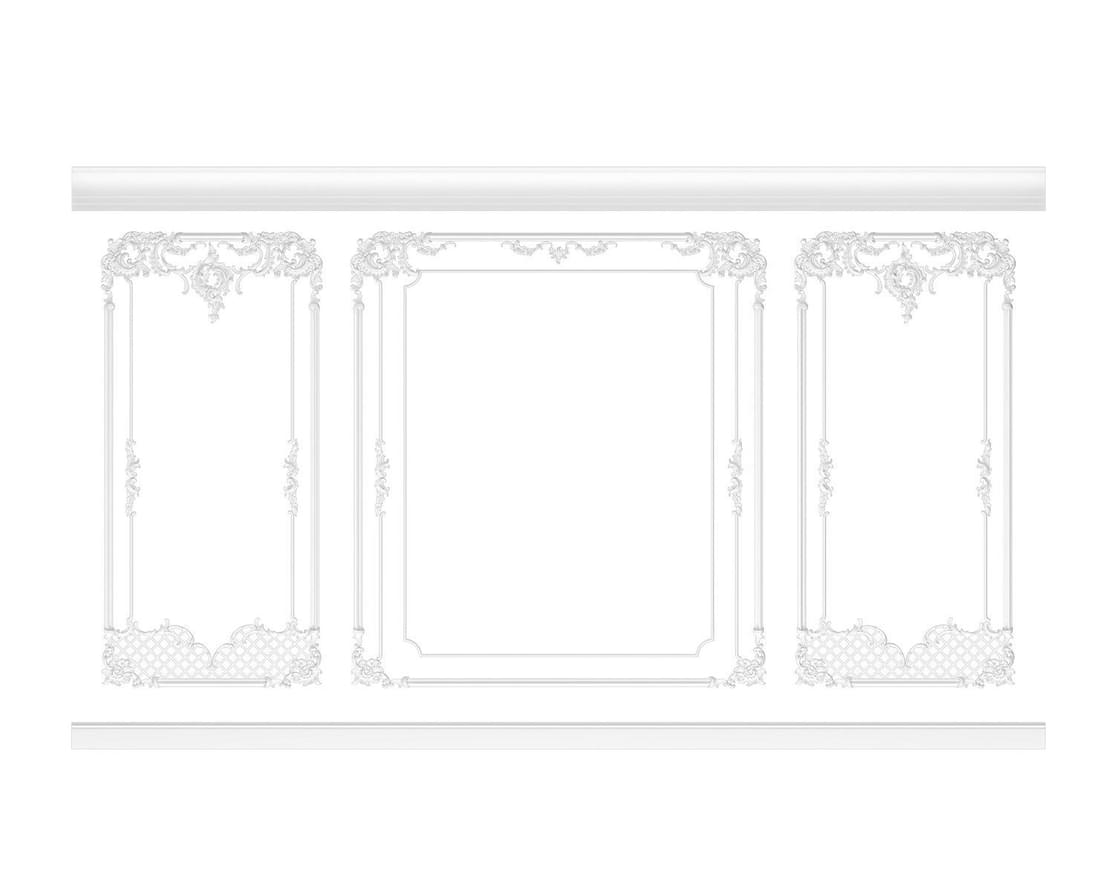 Rodecor Царскосельский Рококо Стена Вильчковский Ф3 77213RC 500x300x0 см поверхность 