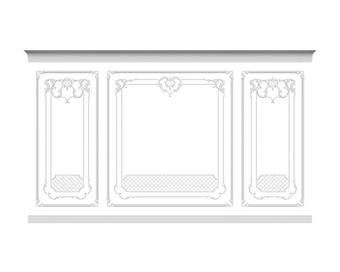 Rodecor Царскосельский Рококо Стена Растрелли Ф3 77403RC 300x500x0 см поверхность 