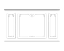 Rodecor Царскосельский Рококо Стена Фомичева Ф2 77502RC 300x500x0 см поверхность