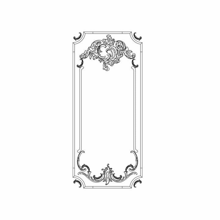 Rodecor Царскосельский Рококо Узел 66038RC 52x117x0 см поверхность 