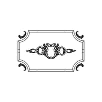 Rodecor Царскосельский Рококо Узел 66039RC 52x32x0 см поверхность