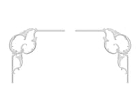 Rodecor Царскосельский Рококо Узел 66045RC 26.5x43x0 см поверхность