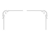 Rodecor Царскосельский Рококо Узел 66046RC 21.5x14.5x0 см поверхность