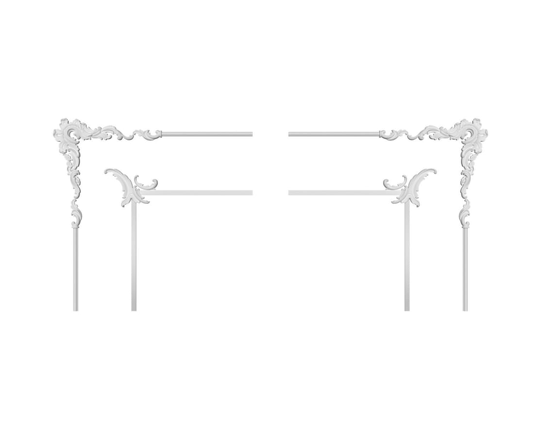 Rodecor Царскосельский Рококо Узел 66056RC 30.5x30x0 см поверхность 