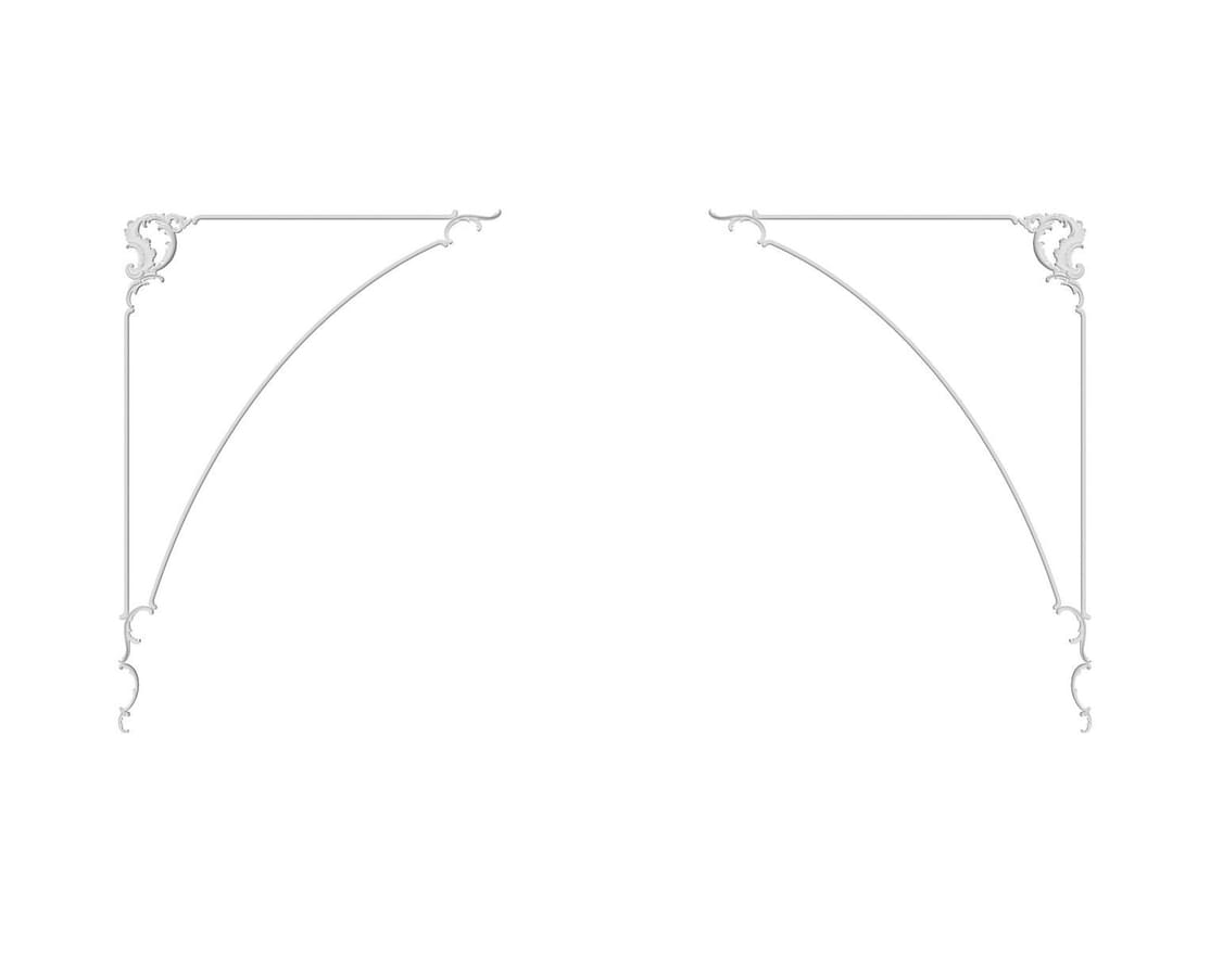 Rodecor Царскосельский Рококо Узел 66064RC 307.5x165.5x0 см поверхность 