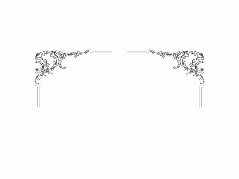 Rodecor Царскосельский Рококо Узел 66074RC 30x36x0 см поверхность 