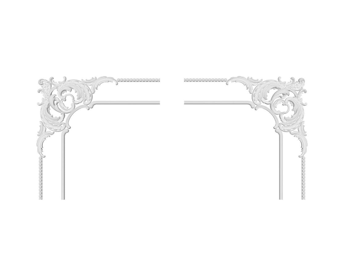 Rodecor Царскосельский Рококо Узел 66099RC 33.5x33.5x0 см поверхность 