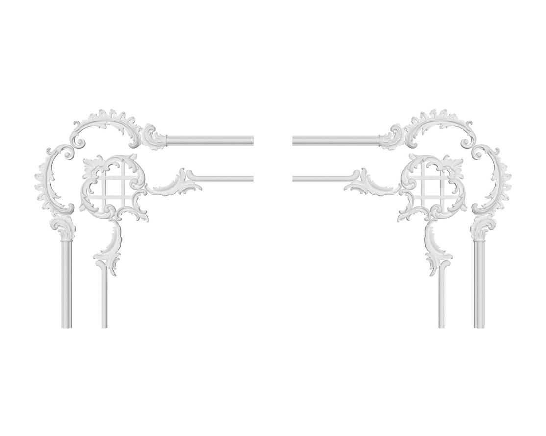 Rodecor Царскосельский Рококо Узел 66100RC 43.5x43.5x0 см поверхность 