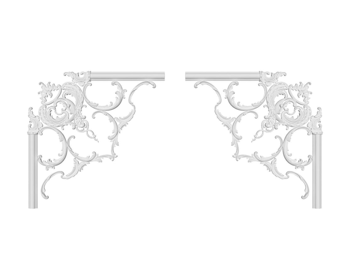 Rodecor Царскосельский Рококо Узел 66102RC 61.5x61.5x0 см поверхность 