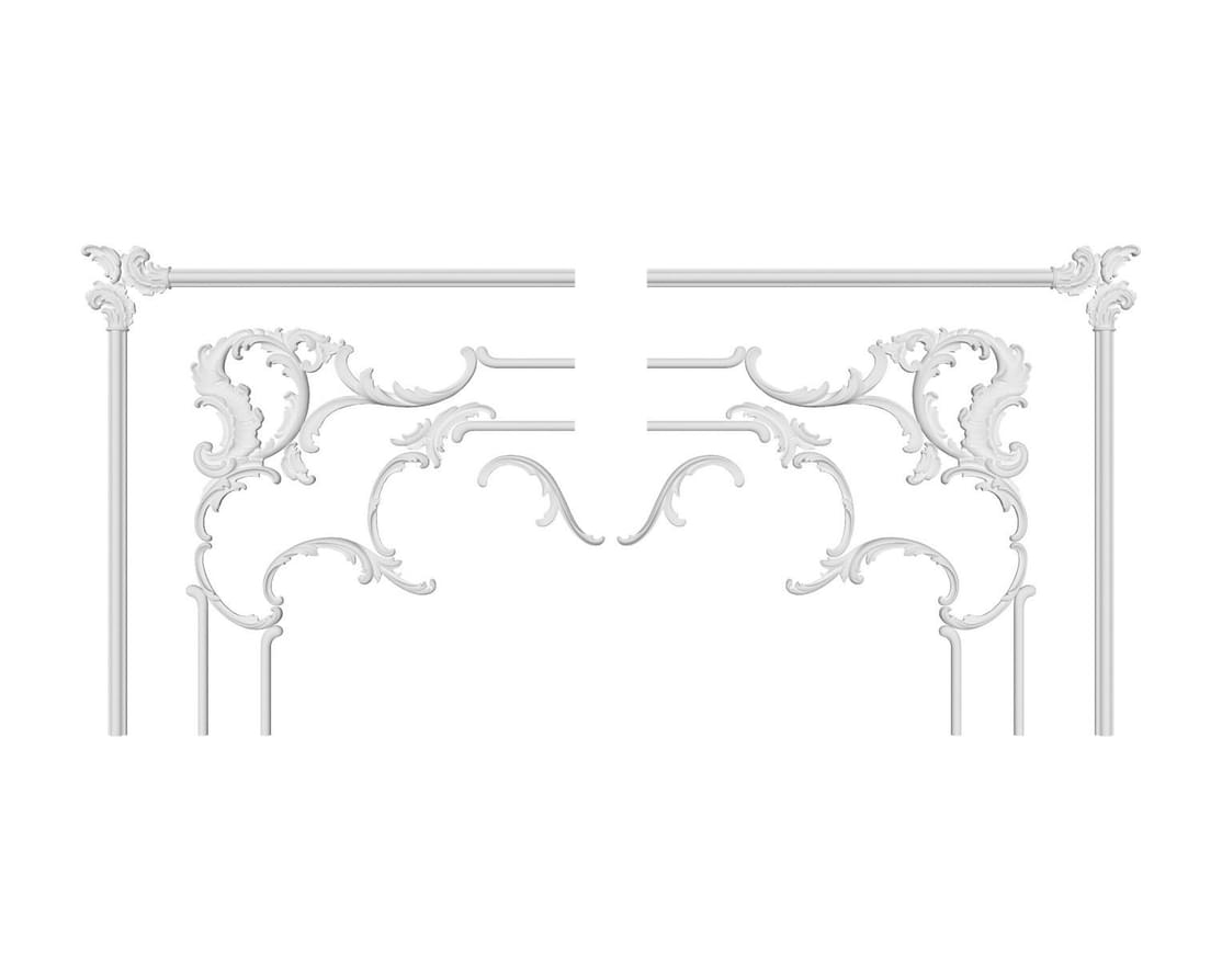 Rodecor Царскосельский Рококо Узел 66104RC 53.5x57.5x0 см поверхность 