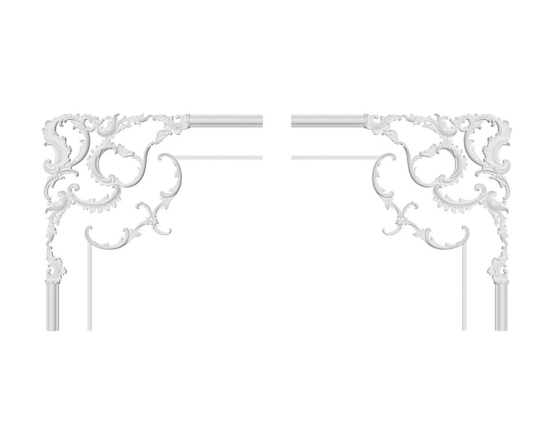 Rodecor Царскосельский Рококо Узел 66107RC 59x51x0 см поверхность 