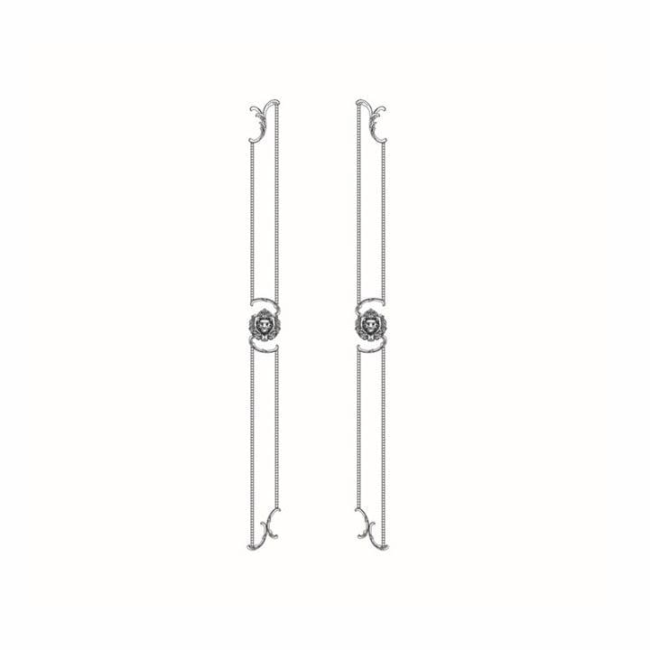 Rodecor Царскосельский Рококо Узел Вильчковский Ф2 66014RC 224.7x16.7x0 см поверхность