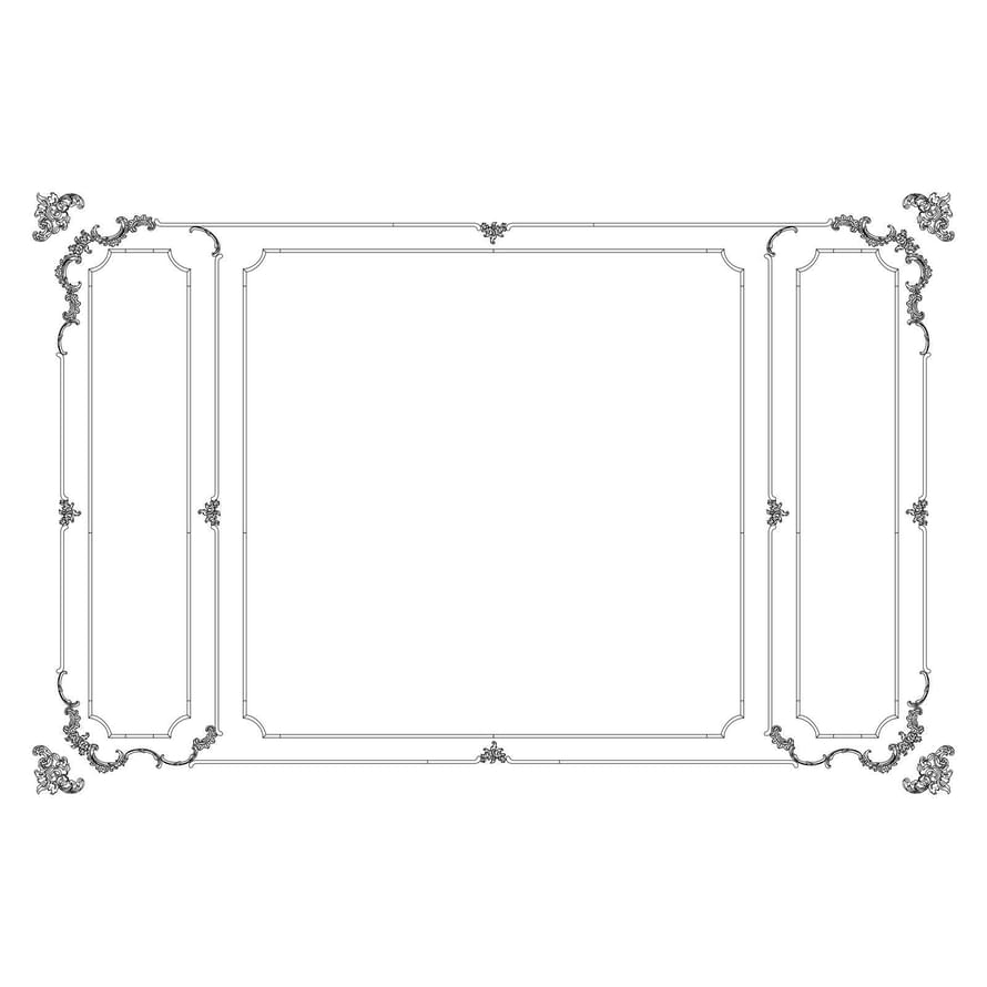 Rodecor Царскосельский Рококо Узел Захаржевский Ф3 66035RC 244x374.5x0 см поверхность
