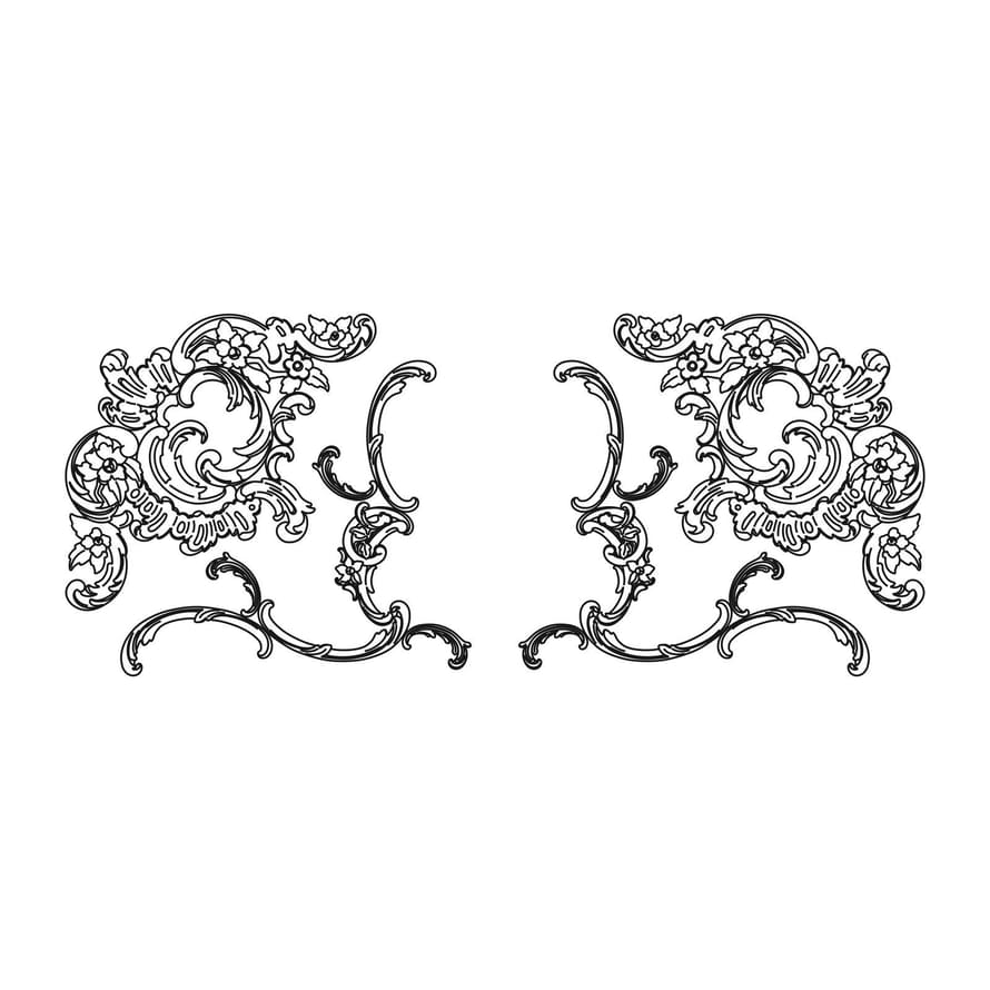 Rodecor Царскосельский Рококо Узел Лемус Ф2 66007RC 36.5x41x0 см поверхность