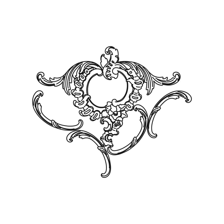 Rodecor Царскосельский Рококо Узел Лемус Ф2 66009RC 35x42.5x0 см поверхность