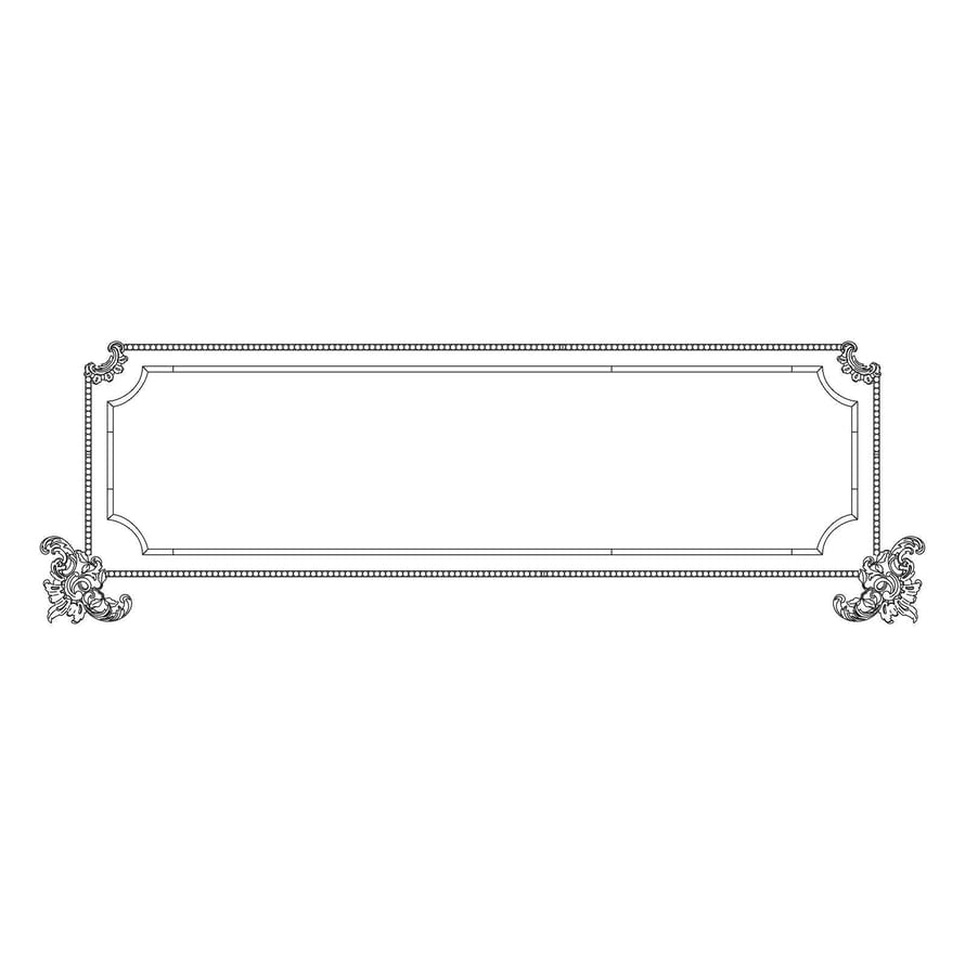 Rodecor Царскосельский Рококо Узел Лемус Ф3 66022RC 64.3x202.4x0 см поверхность