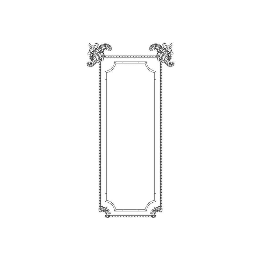 Rodecor Царскосельский Рококо Узел Лемус Ф3 66025RC 147.4x74.4x0 см поверхность