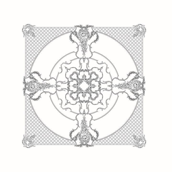 Rodecor Царскосельский Рококо Узел Лемус Ф3 87005RC 258x258x0 см поверхность