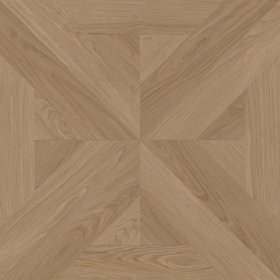 Плитка Romantic Cerama Porcelain Wooden Geometry 80x80 см, поверхность матовая